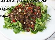 Ensalada templada lentejas beluga