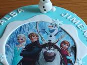 Tarta fondant frozen olfaf para alba jimena