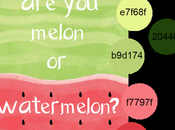 Paleta color patterns: ¿melón sandía?