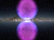núcleo Láctea emite extrañas burbujas radiación