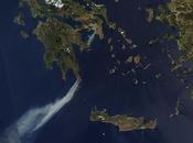 Imagen satélite incendios Grecia
