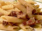 Receta pasta carne setas Macarrones panceta boletus Penne rigate pancetta porcini