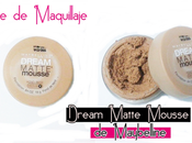 Base maquillaje Dream Matte Mousse Maybelline (Reseña Demo)