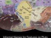 Primer mapa Plutón nombres