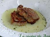 Solomillo puré patata trufado