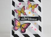 Coloring butterflies with Prismacolor pencils
