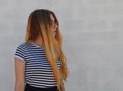 Black white stripes.