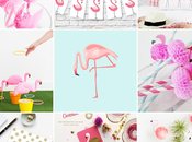 Flamingo tendencia decorativa
