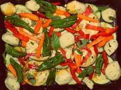 Verduras asadas vinagre balsámico