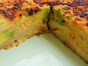 Tortilla vegana patata aguacate