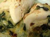 Pollo relleno espinacas