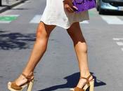 Ecru Tunic Violet