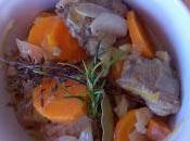 Guiso jabalí vino blanco