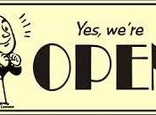 We're Open!!!!