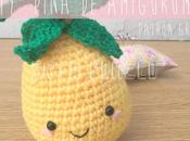 Piña amigurumi. Patrón gratis.