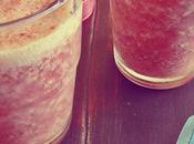 Smoothie frutillas banana (sin endulzantes ningún tipo)