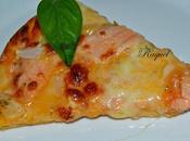 Pizza Salmon Cebolla salsa perejil Perlas Mozarella