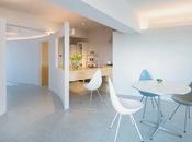 Curvas distribución protagonistas diseño interior este apartamento Japón