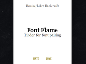 Font Flame, Tinder tipografía