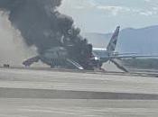 Trece heridos incendiarse avión pasajeros aeropuerto Vegas