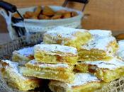 Pasteles hojaldrados almendra cabello ángel