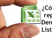 Cómo Contar repeticiones Dentro Lista Excel