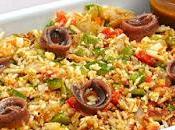 Salpicon arroz polllo frutos