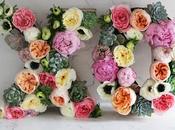 DIY: Letras Flores