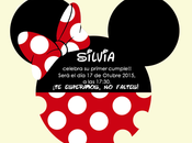 Invitaciones cumpleaños Minnie color rojo