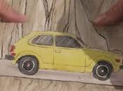 Honda cuenta historia bonito vídeo stop-motion hecho papel