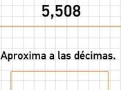 actividades interactivas. Representación redondeo números decimales: grado