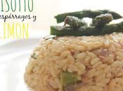 receta; risotto espárragos limón