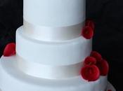 Tarta boda calas rojas