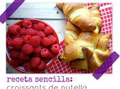 receta riquisima: sencillos croissants nutella