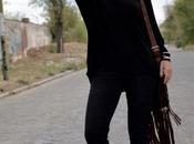 Total black animal print