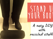 Recicla bonito. stand your boots