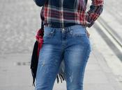 Camisa cuadros jeans