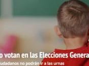 votarían niños