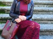 looks falda midi encaje