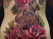 ¡Perros Tatuajes combinación brutal!
