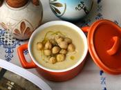 Sopa griega garbanzos