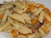 Receta macarrones calabaza setas