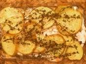 Pollo limón patatas tomillo horno