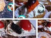 Surtido canapés para navidad