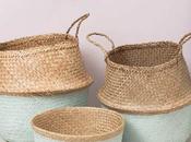 IDEAS para decorar cesta natural estilo nórdico!