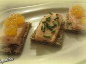 Mousse salmon gelatina naranja