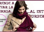 Aprende Llevar Bufanda Estilo Burberry