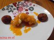 Rollitos lomo, pimientos queso salsa