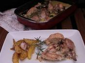 Pollo asado leche