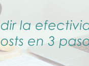 Cómo medir efectividad posts pasos